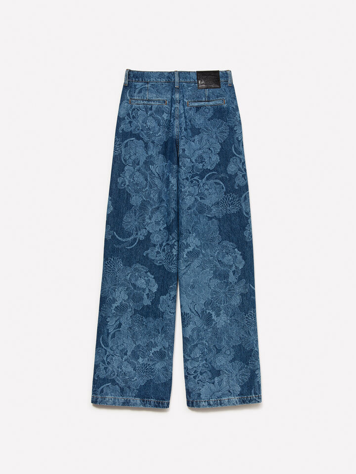 Jeans Style 68 mom fit escuro - jeans mom fit e boyfriend para mulher - Azul-Marinho | Sisley image number 6